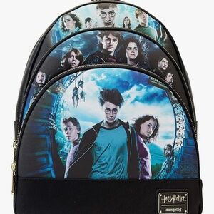 Brand New With Tags Harry Potter Loungefly Trilogy Series  Pocket Mini Backpack